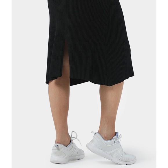 NWT Halara Everyday Split Hem Midi Strap Chill Dress-Admire - Picture 5 of 6